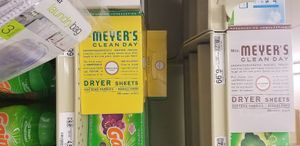 Mrs. Myers Dyer sheets at Food Lion in Berkeley Springs
