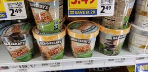 Ben and Jerry's vegan ice cream at Food Lion in Berkeley Springs