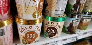 Halo top vegan ice cream at Food Lion in Berkeley Springs