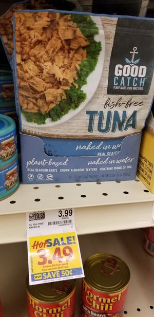 Good catch vegan tuna at Food Lion in Berkeley Springs
