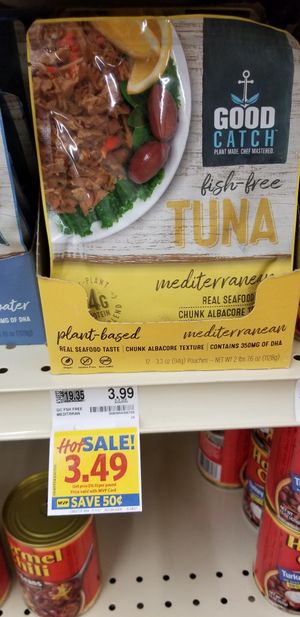 Good catch vegan tuna at Food Lion in Berkeley Springs