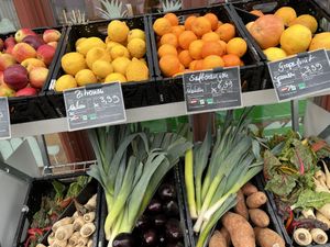 fruit & veggies  at Estragon and Rosmarin in Weimar