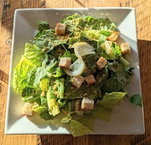 Caesar Salad at Ravens' Restaurant in Mendocino