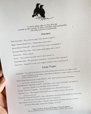  at Ravens' Restaurant in Mendocino