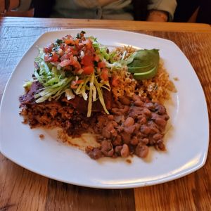 Spicy Cauliflower Enchiladas at Ravens' Restaurant in Mendocino