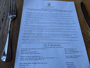  at Ravens' Restaurant in Mendocino