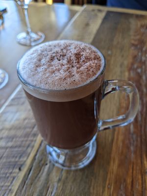 Hot Cocoa at Ravens' Restaurant in Mendocino