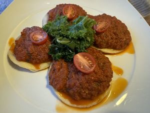 Ravioli  at Ravens' Restaurant in Mendocino