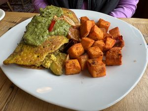 Crepe   at Ravens' Restaurant in Mendocino