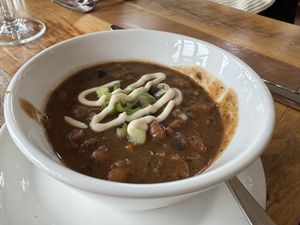 Chili  at Ravens' Restaurant in Mendocino