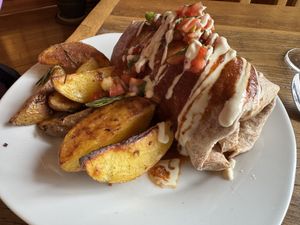 BreakfastBurrito  at Ravens' Restaurant in Mendocino