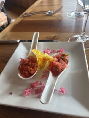   at Ravens' Restaurant in Mendocino