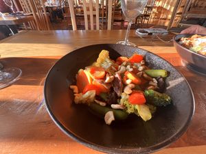   at Ravens' Restaurant in Mendocino