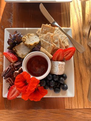   at Ravens' Restaurant in Mendocino