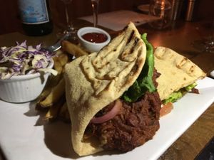 Sooo much comfort!!! at Ravens' Restaurant in Mendocino