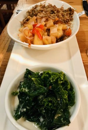 Coconut rice at Ravens' Restaurant in Mendocino