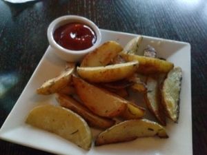 roasted rosemary potatoes at Ravens' Restaurant in Mendocino