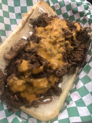 Philly cheese steak  at Plant Slayer in Fresno