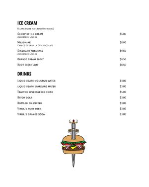 Menu page 4 at Plant Slayer in Fresno