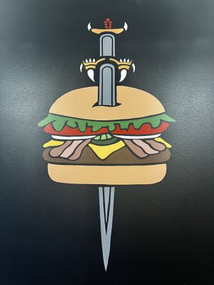 Cool logo  at Plant Slayer in Fresno