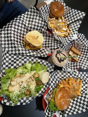 ordered too much because it was hard to choose   at Plant Slayer in Fresno