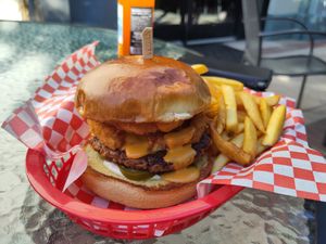 Bacon Ranch Burger at Plant Slayer in Fresno