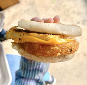 Breakfast sandwich 😋 at Plant Slayer in Fresno