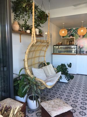 Inside at The Pressed Pantry in Byron Bay