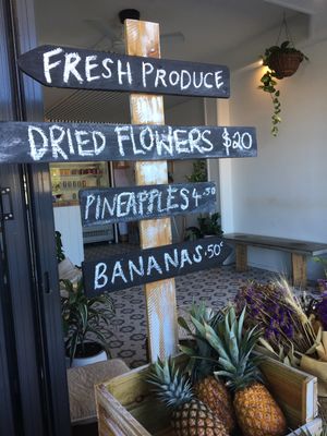 Decor at The Pressed Pantry in Byron Bay