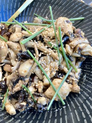 Baked mushroom goma  at Zushi in Barangaroo