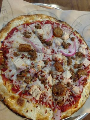 Vegan Pizza at Pieology - MGM Grand in Las Vegas
