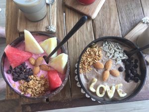 Smoothie bowls 💕 at Beach Coconuts Bowls in Koh Phangan