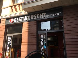 Front entrance at Best Worscht In Town - Schweizer in Frankfurt