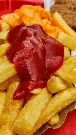 Fries at Best Worscht In Town - Schweizer in Frankfurt