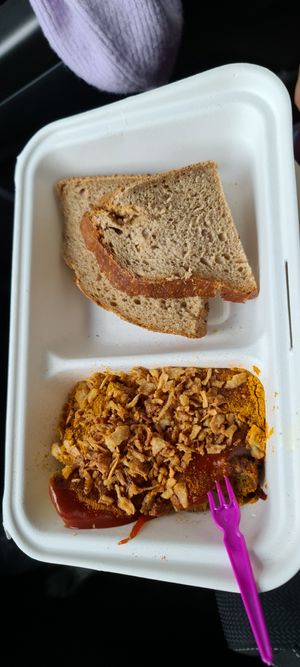 Spicy level C sausage at Best Worscht In Town - Grüneburgweg in Frankfurt