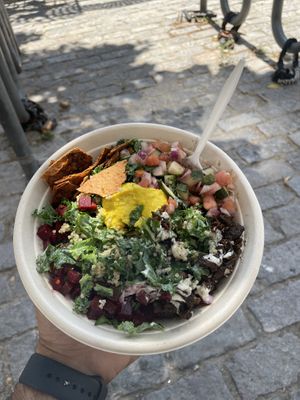 Mushroom shawarma wowwww  at Beatnic - Seaport District in New York City