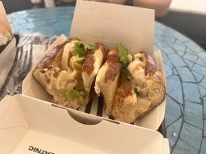 Lobster roll  at Beatnic - Seaport District in New York City