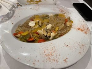 Noodles d’arrós  at La Fàbrica in Vilafranca Del Penedes