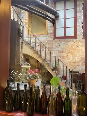 A hidden nice corner   at La Fàbrica in Vilafranca Del Penedes