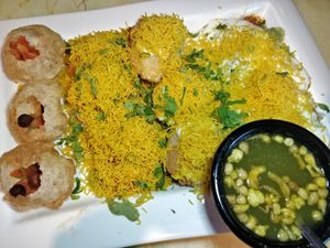 Chaat platter at Shivam in Central Singapore