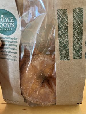 Vegan cinnamon sugar donut 😊  at Whole Foods Market in Mill Valley