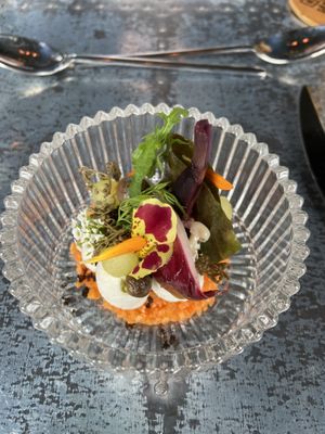 Almond labneh ❤️❤️❤️  at Hypha in Chester