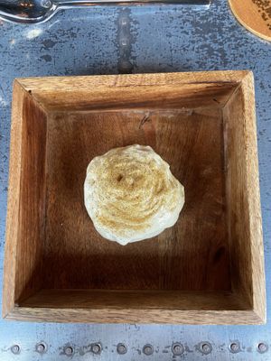 Liquorice foam ❤️  at Hypha in Chester