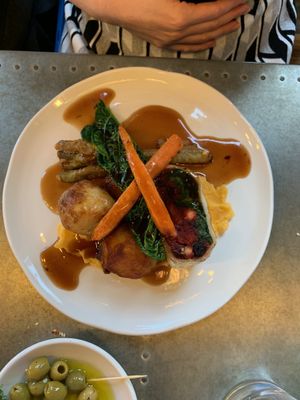 Sunday roast - veg wellington. at Hypha in Chester