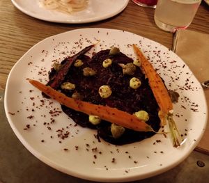 Beetroot Carpaccio at Hypha in Chester