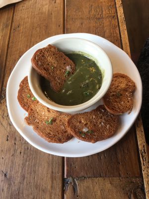 This soup was so delicious!  at Hypha in Chester