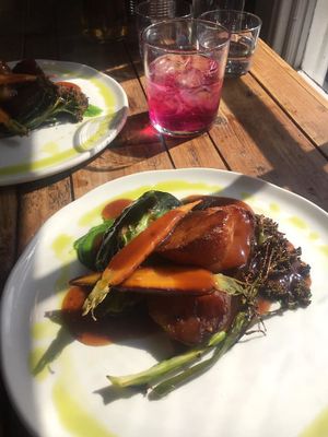 Sunday menu lunch menu item. at Hypha in Chester