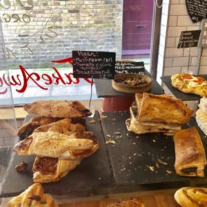 Vegan pastries. at Hope and Lane in Deal