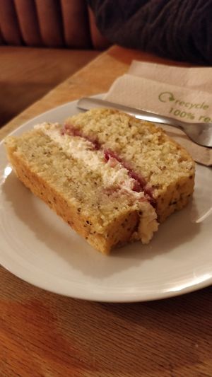 Lemon cake at Hope and Lane in Deal
