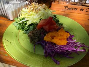 Silvestre salad at Silvestre in Colonia Suiza